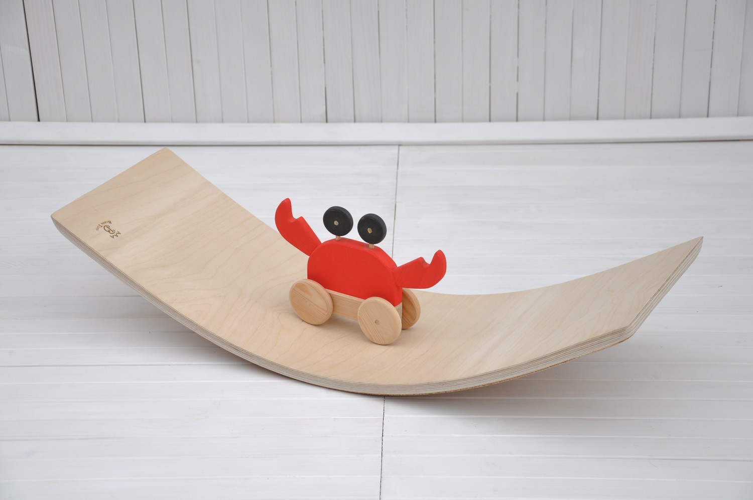 Balansbord voor dreumes, peuters en kleuters "Wobbly Toddly Fit"