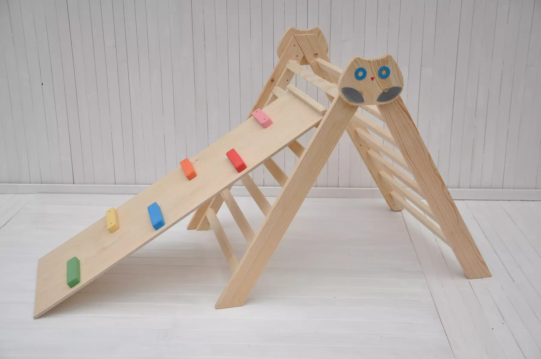 Speeltoestel Uil In Het Bos peuter klimrek op kinderkamer - BarinToys merk peutergym speelgoed voor kinder verjaardagscadeau.