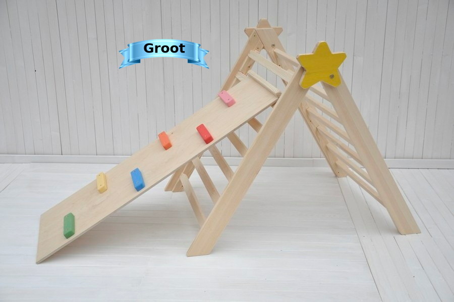 Speeldriehoek thuis fitnessen vor kleuter gezondheit