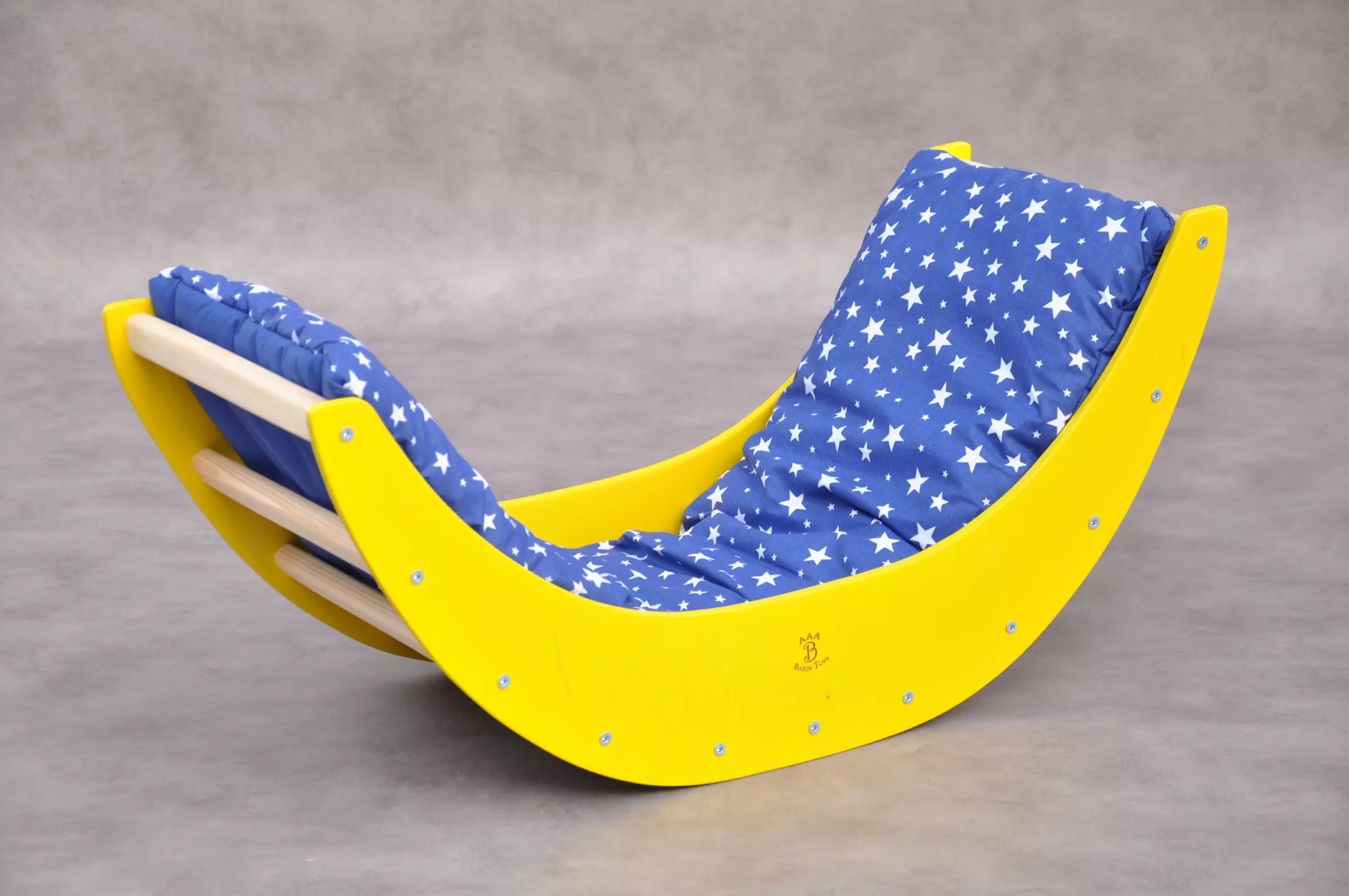 Barin Toys Maan baby klimboog met kussen - tot de maan en terug - kinderopvang houten spelmateriaal voor 2025 jaar als een eerste babykerstcadeau.