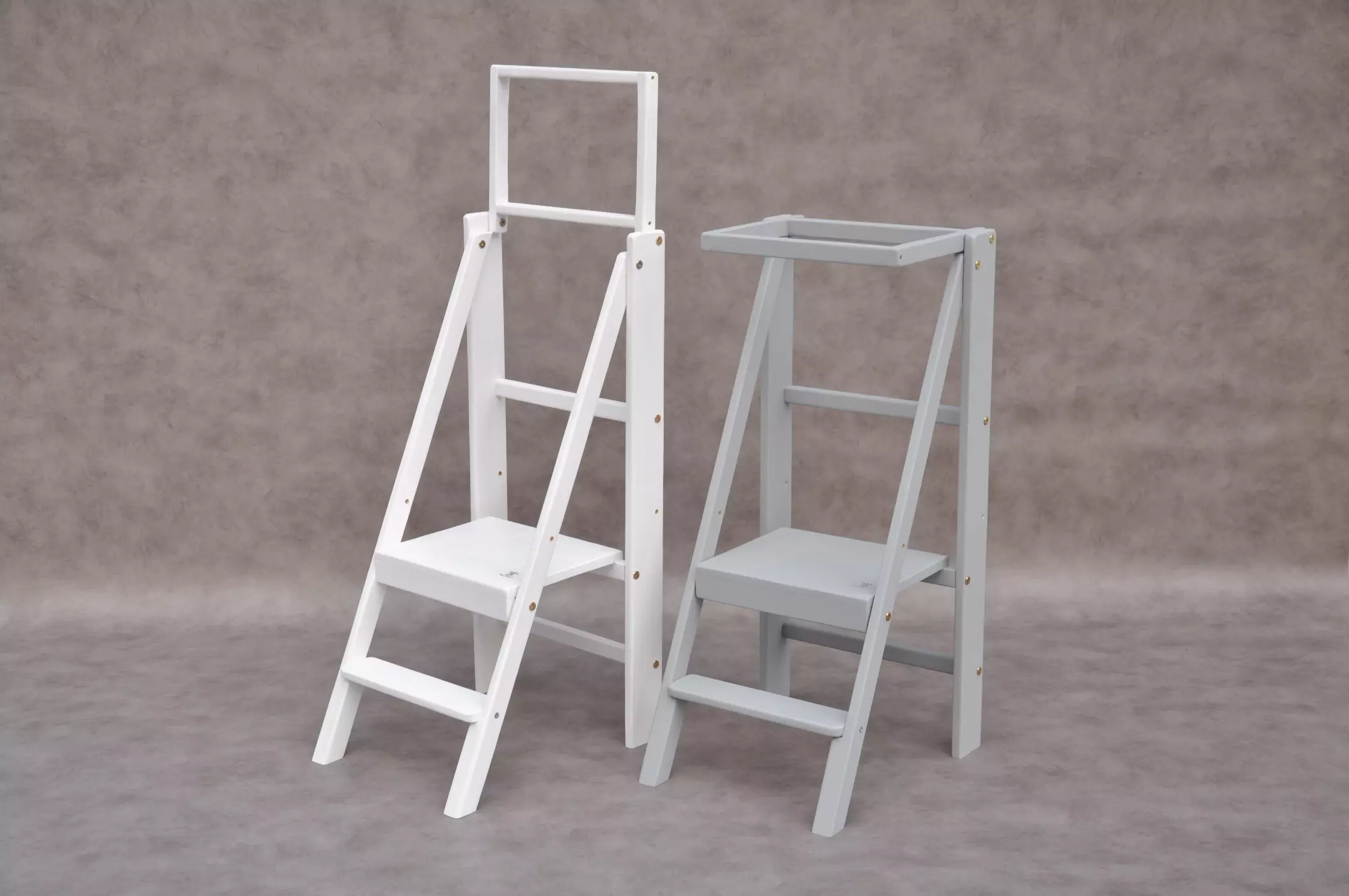 Inklapbare leertoren Barin Toys Slim grijs en wit leertoren kopen van Barin Toys winkel online in Nederland met gratis bezorgd.